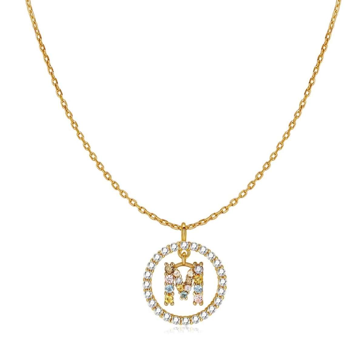Collar Iniciales Brillantes