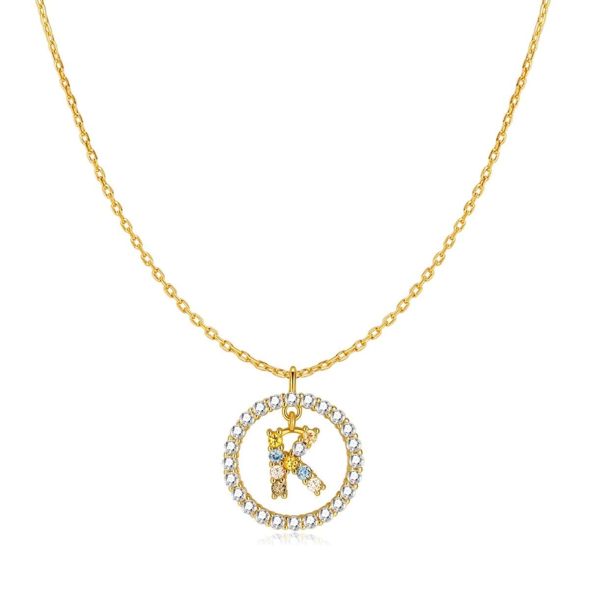 Collar Iniciales Brillantes