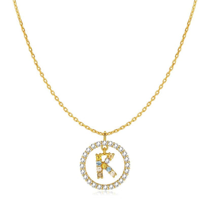 Collar Iniciales Brillantes