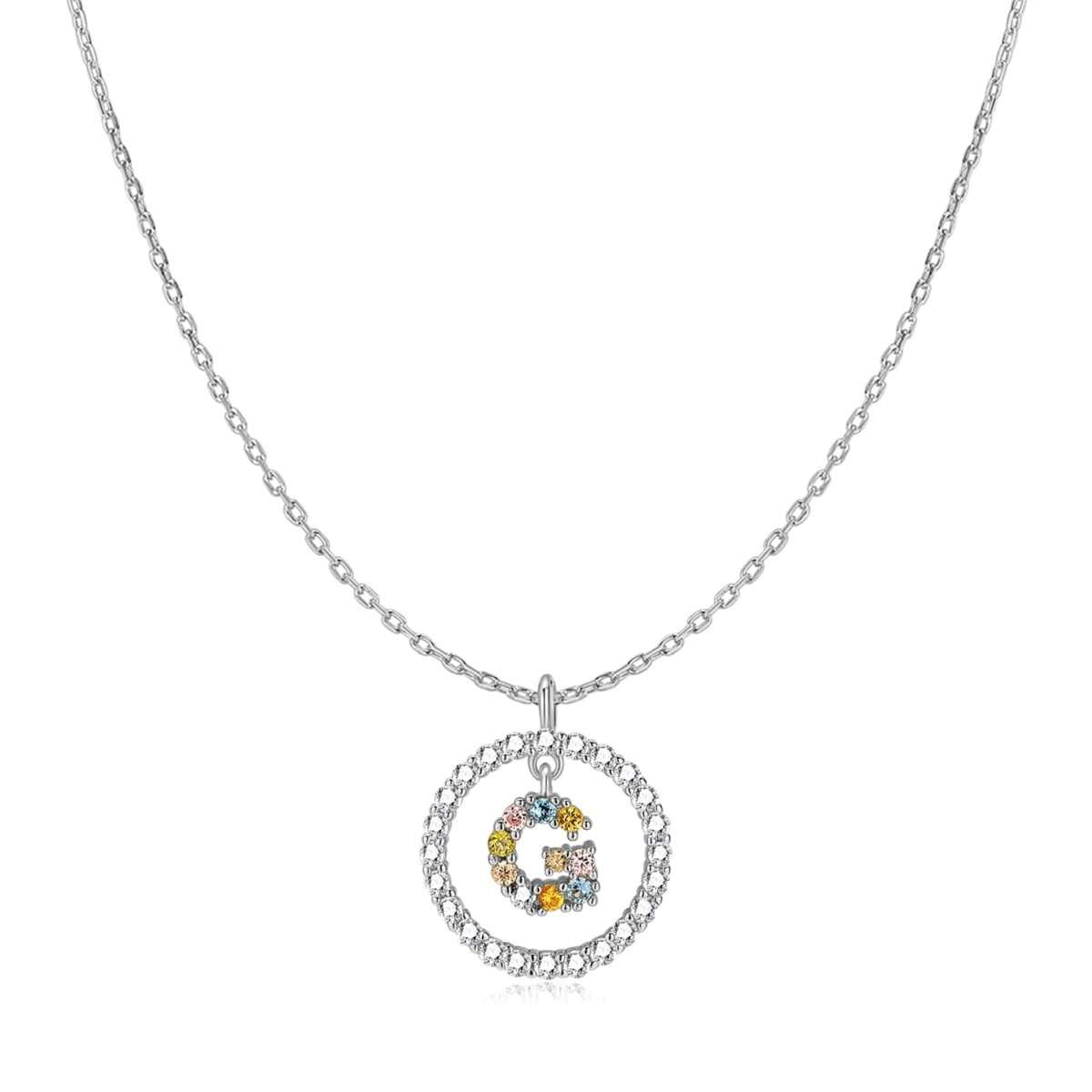 Collar Iniciales Brillantes