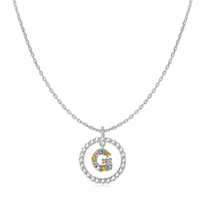Collar Iniciales Brillantes