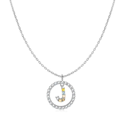 Collar Iniciales Brillantes