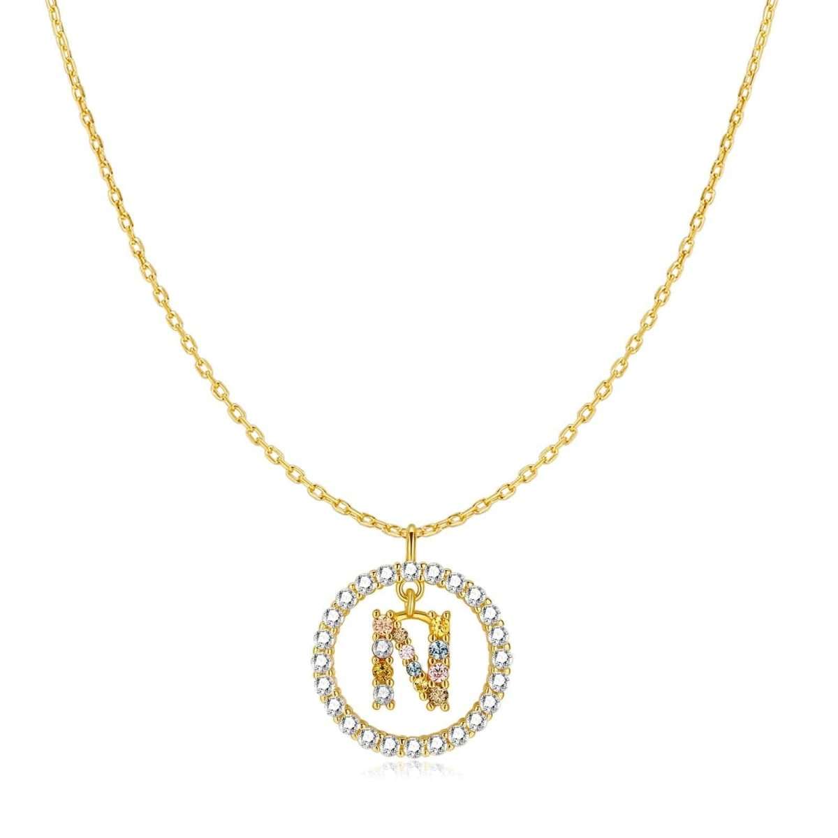 Collar Iniciales Brillantes