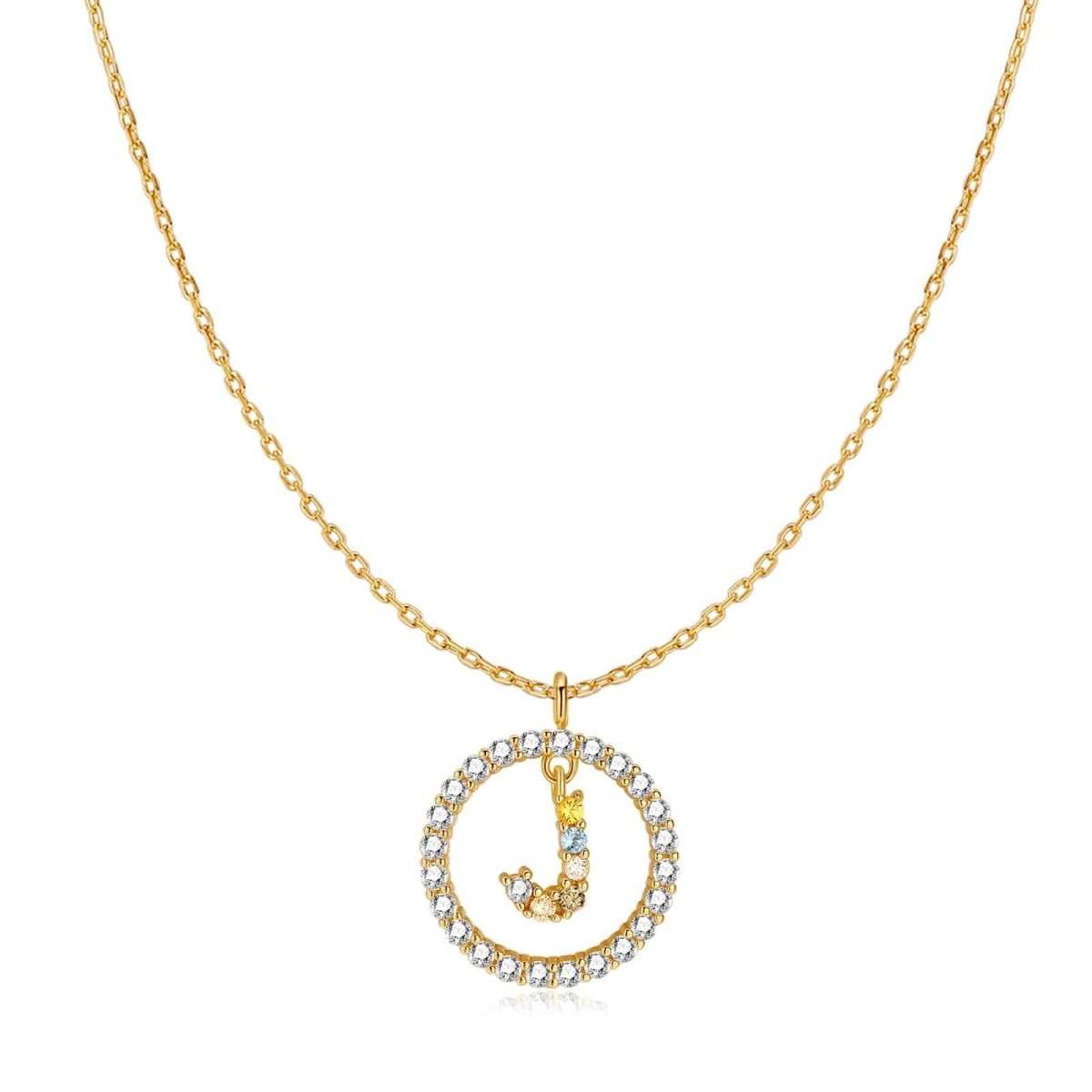 Collar Iniciales Brillantes