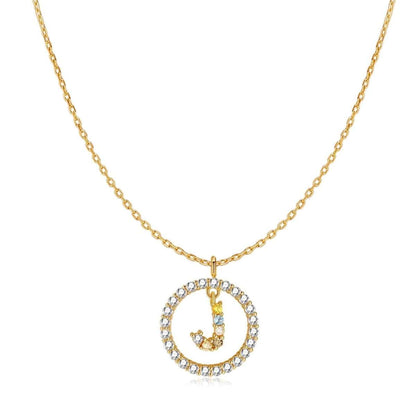 Collar Iniciales Brillantes