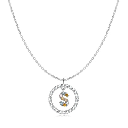 Collar Iniciales Brillantes