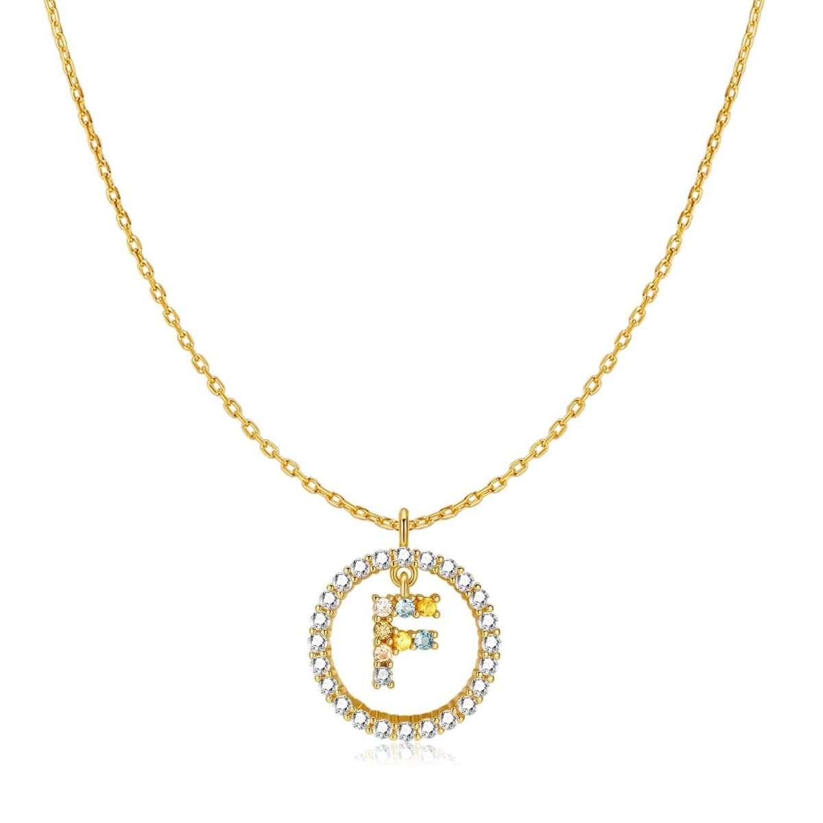 Collar Iniciales Brillantes