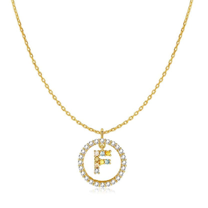 Collar Iniciales Brillantes