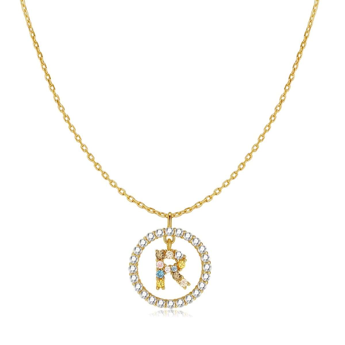 Collar Iniciales Brillantes
