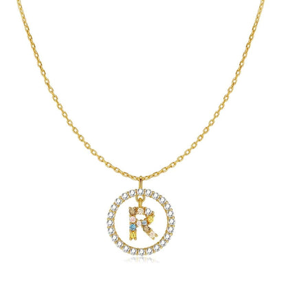 Collar Iniciales Brillantes