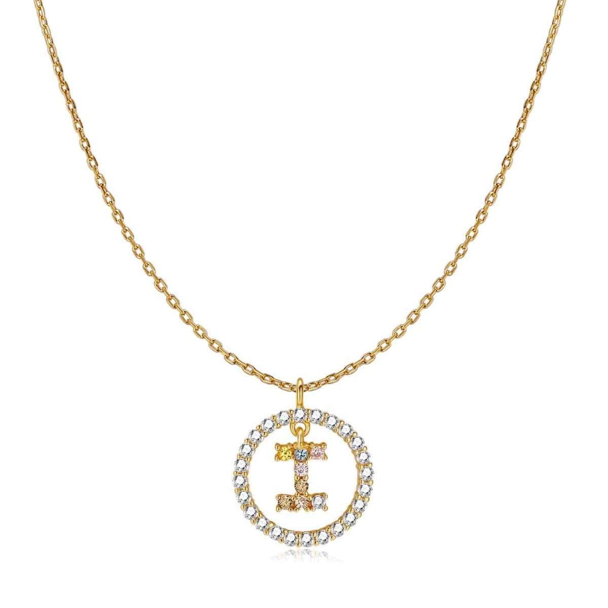 Collar Iniciales Brillantes