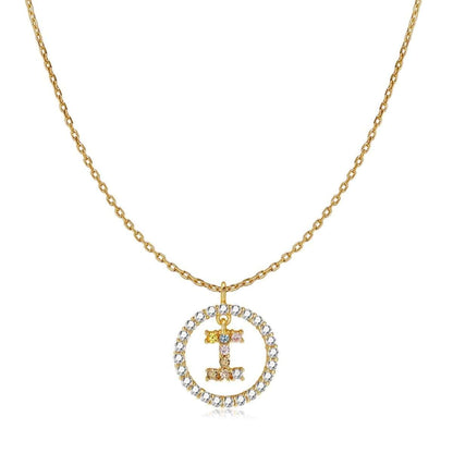 Collar Iniciales Brillantes
