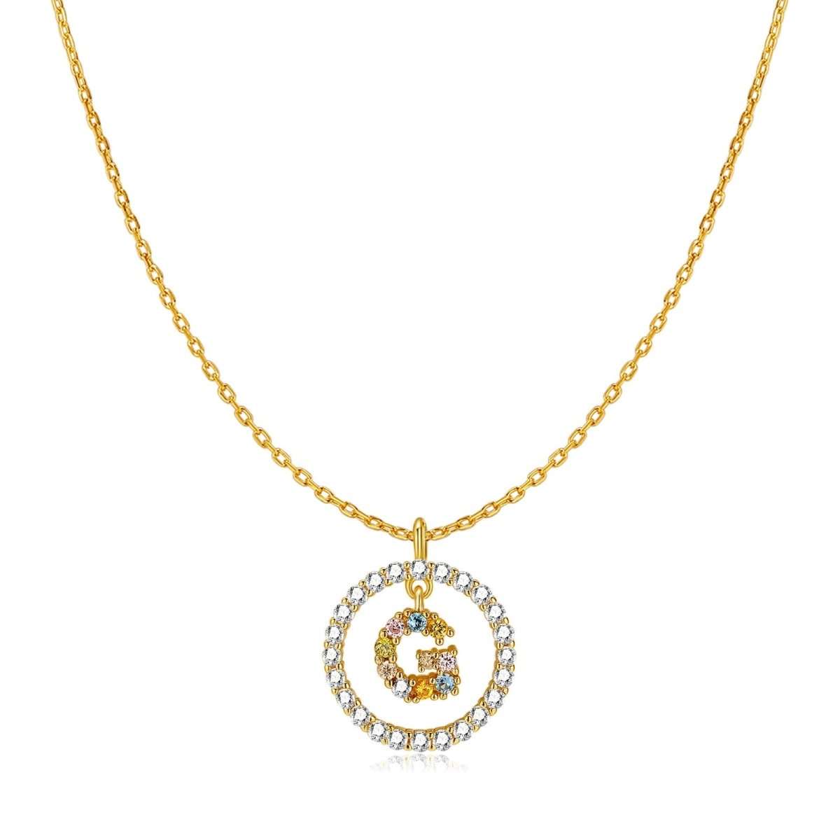 Collar Iniciales Brillantes