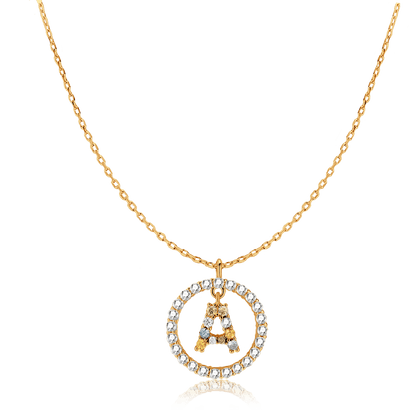 Collar Iniciales Brillantes