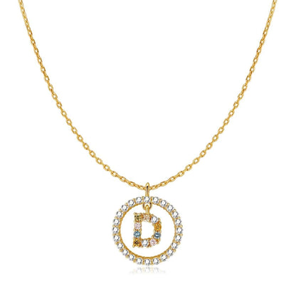 Collar Iniciales Brillantes