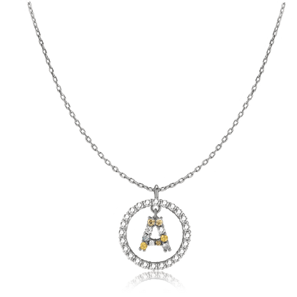 Collar Iniciales Brillantes