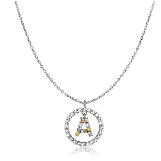 Collar Iniciales Brillantes