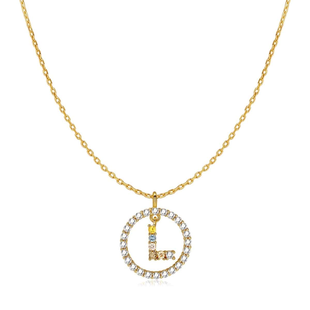 Collar Iniciales Brillantes