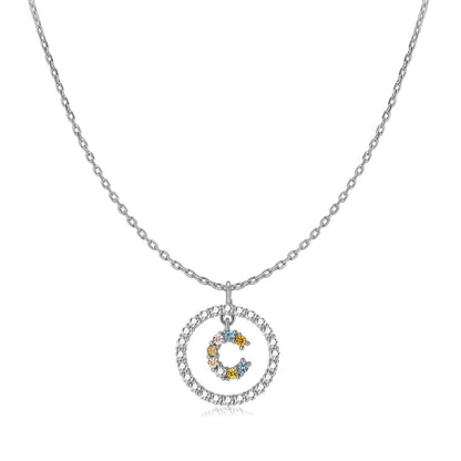 Collar Iniciales Brillantes