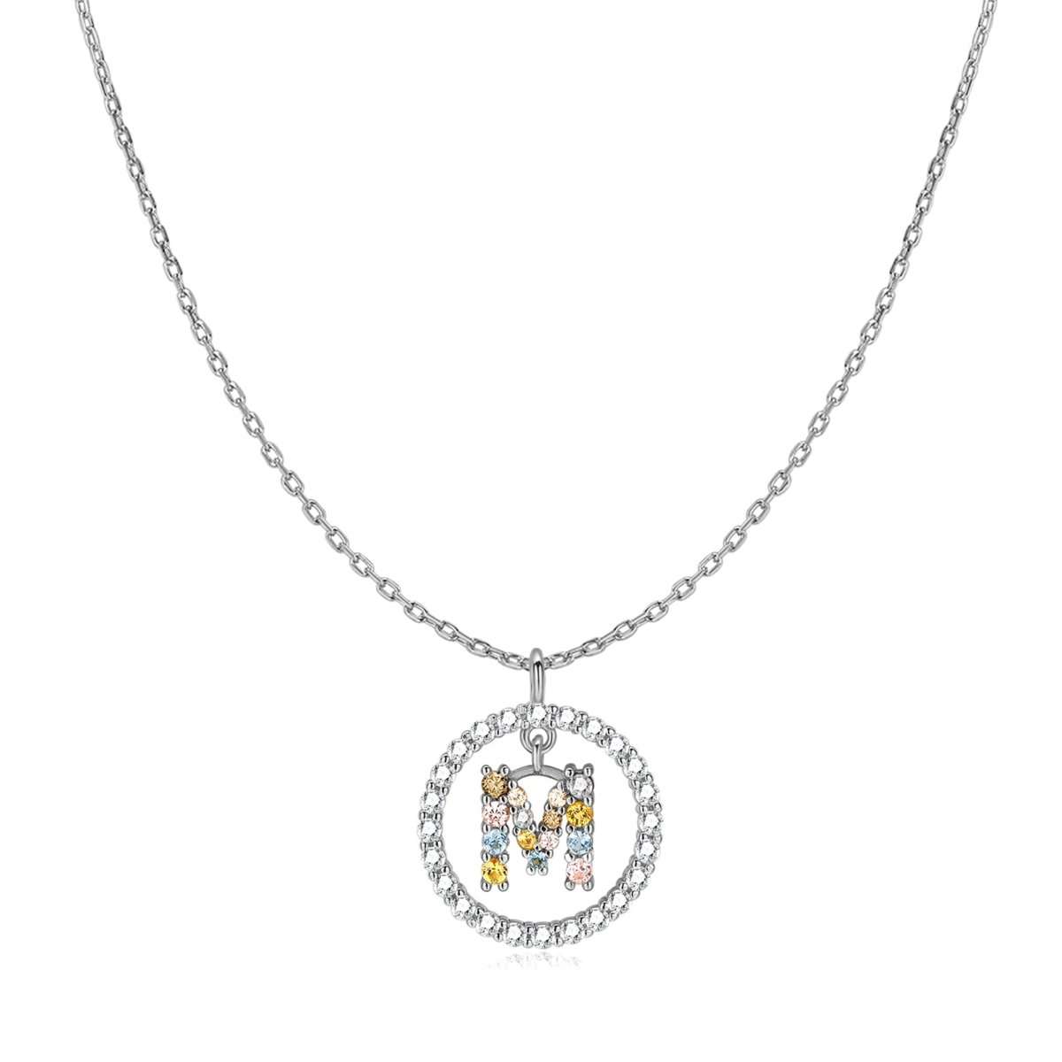 Collar Iniciales Brillantes