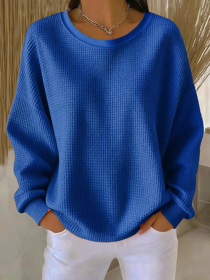 Sari™ | Lässiger Strickpullover mit Struktur