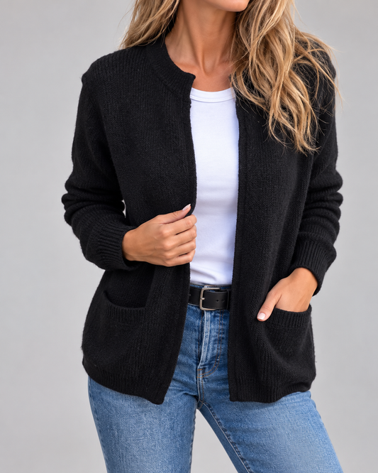 Merel™ | Cárdigan de Punto Cálido con Bolsillos