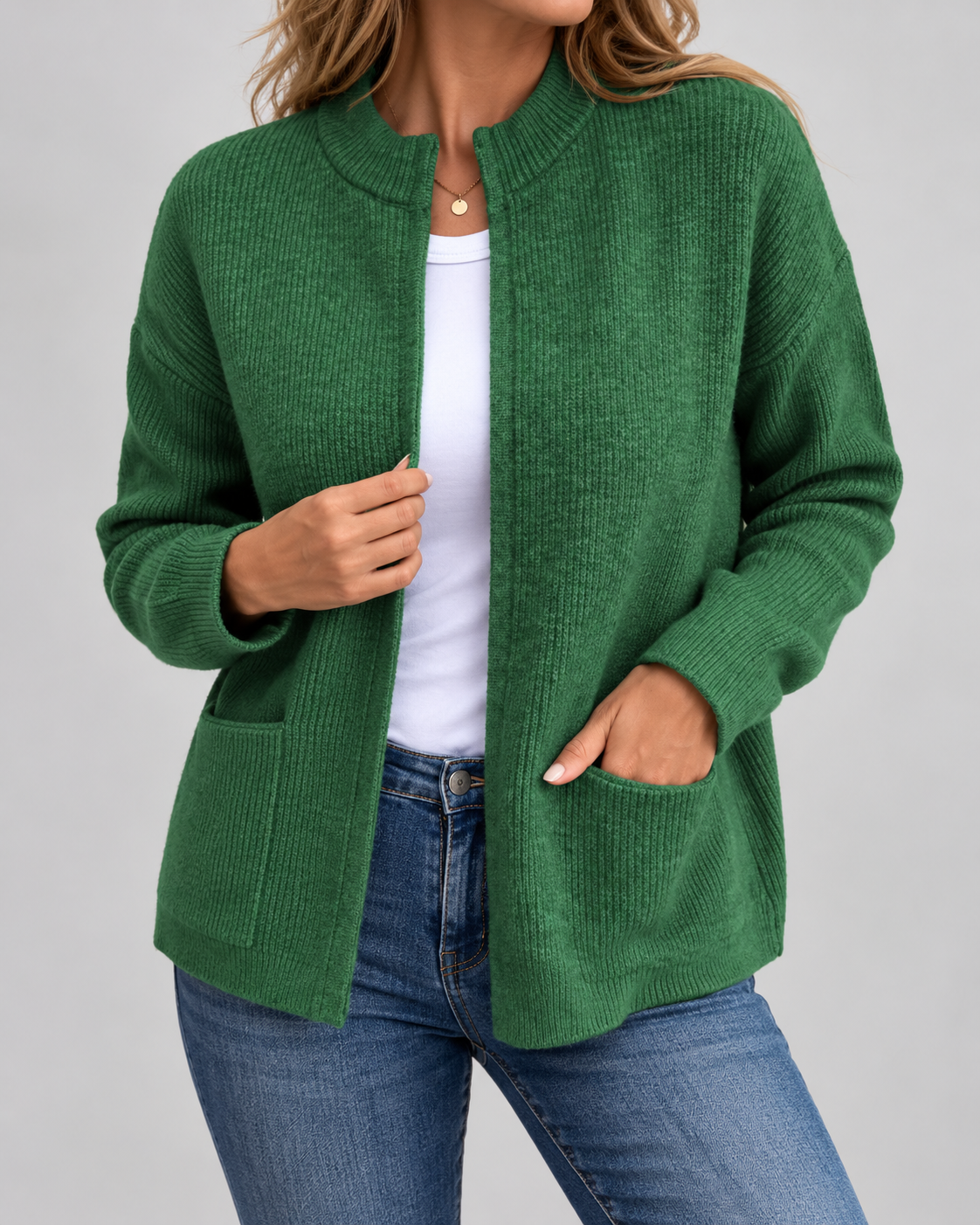 Merel™ | Cardigan en maille chaud avec poches