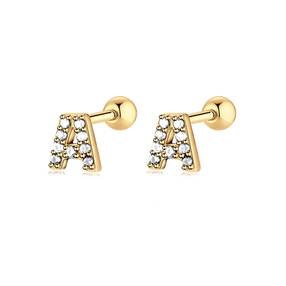 Pendiente Letritas White