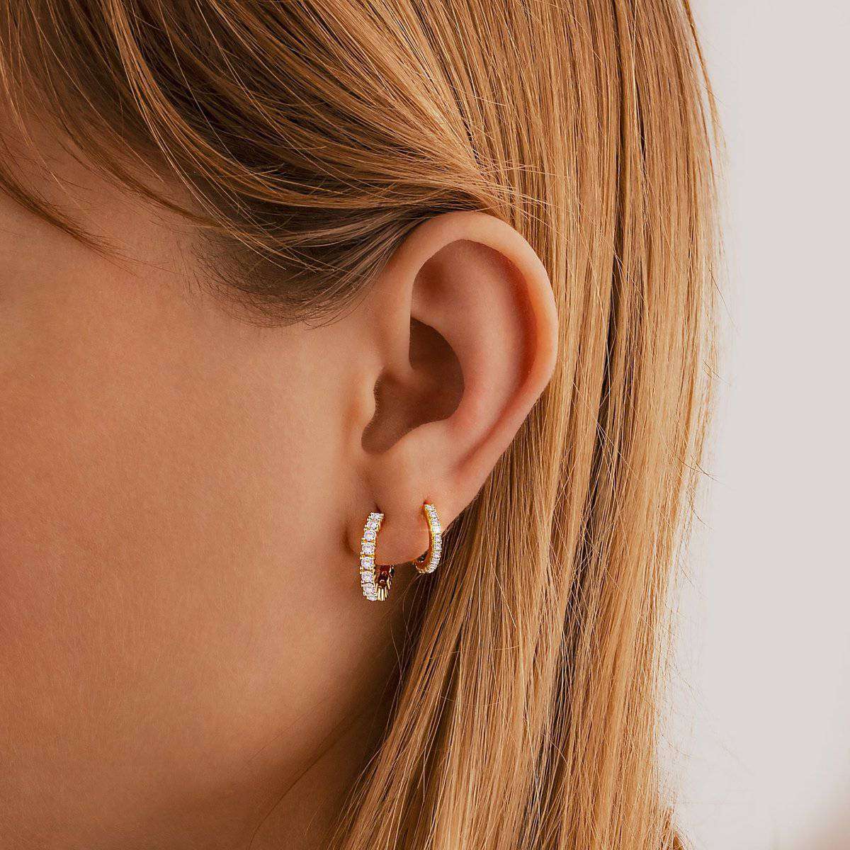 Pendientes Aretes Circonitas