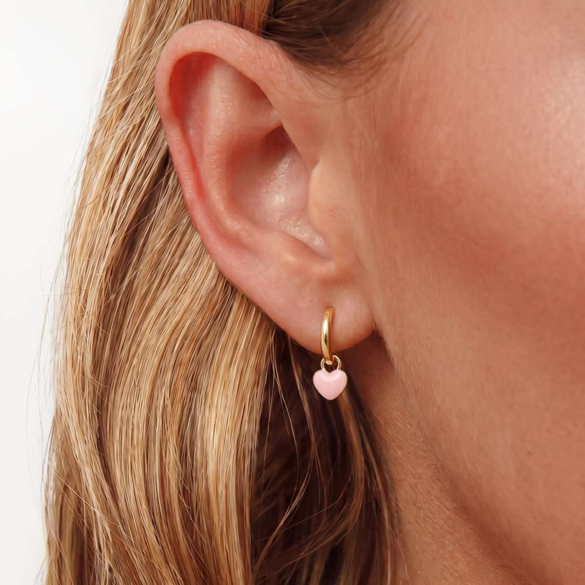 Pendientes Aros Corazón