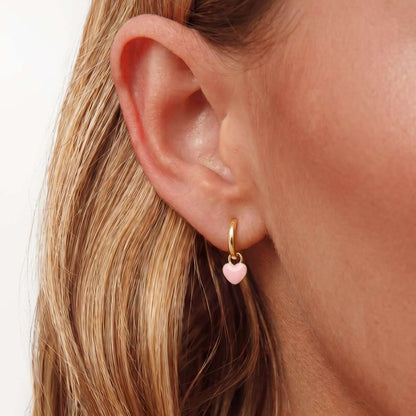Pendientes Aros Corazón