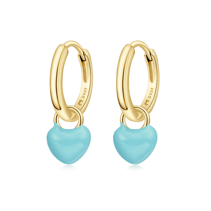 Pendientes Aros Corazón