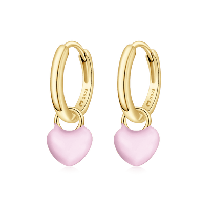 Pendientes Aros Corazón