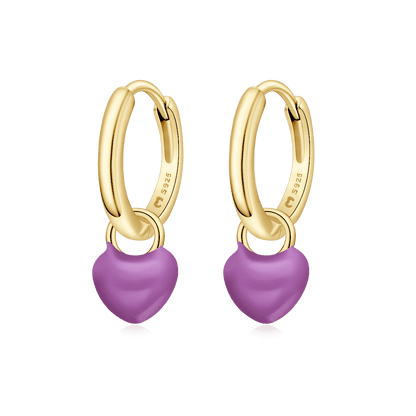 Pendientes Aros Corazón