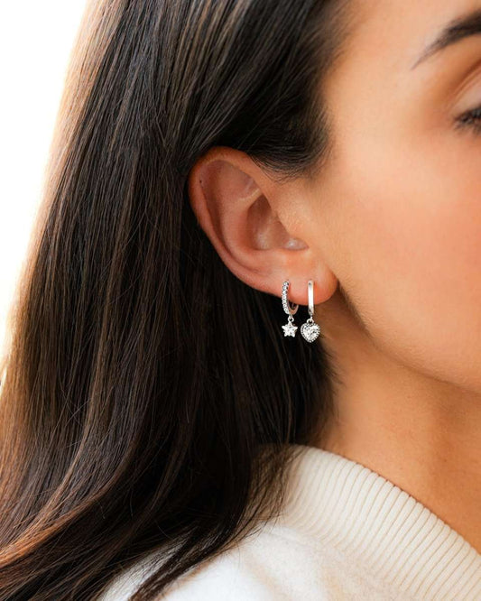Pendientes Corazón Cristal
