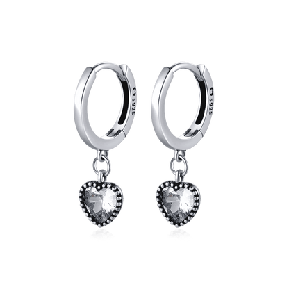 Pendientes Corazón Cristal