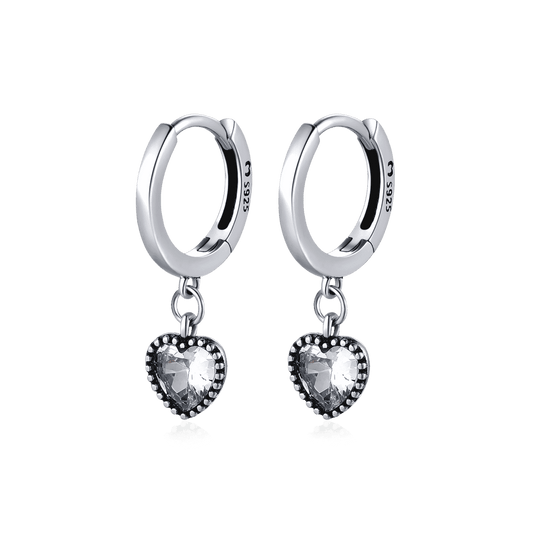 Pendientes Corazón Cristal