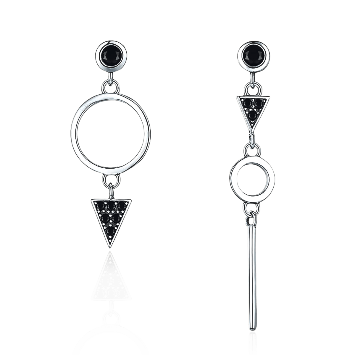 Pendientes Espinela Negra