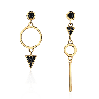 Pendientes Espinela Negra