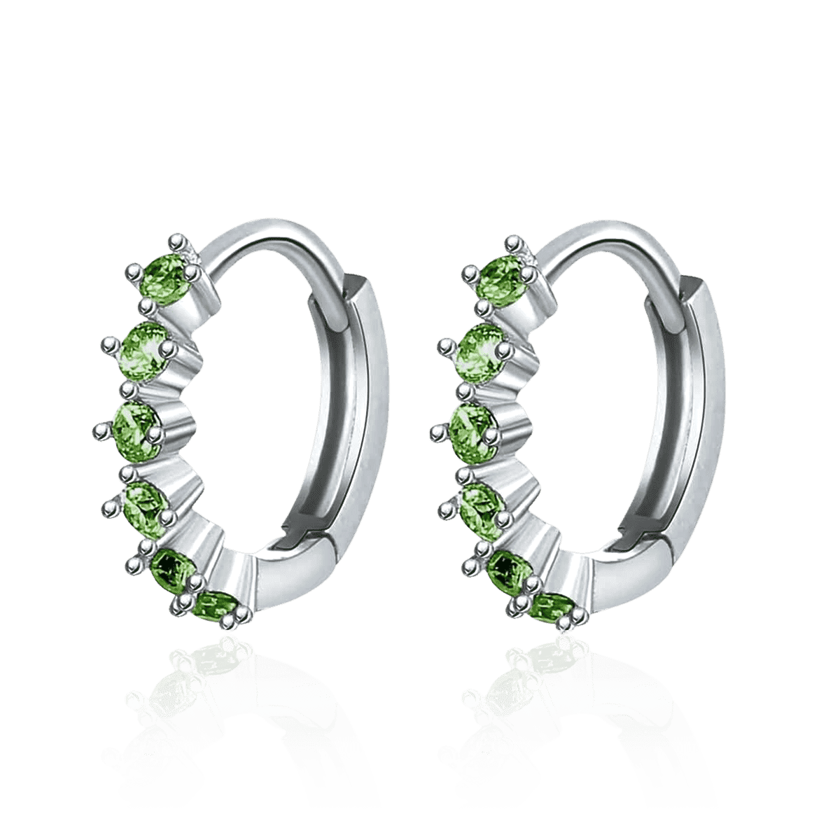 Pendientes Greenish Pink