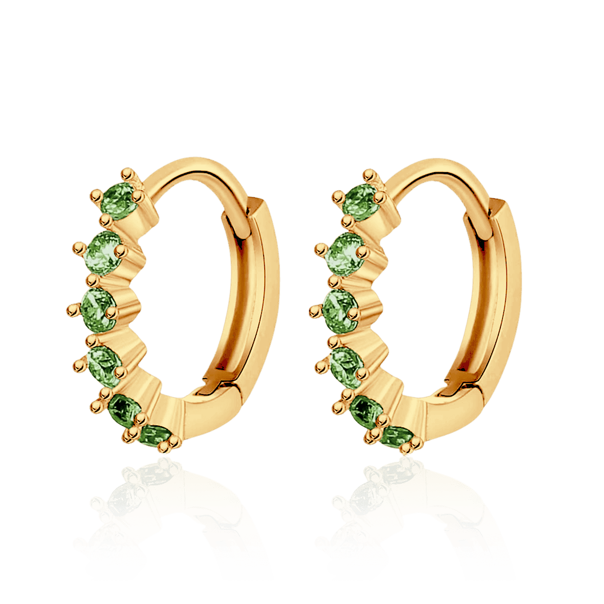 Pendientes Greenish Pink
