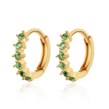 Pendientes Greenish Pink