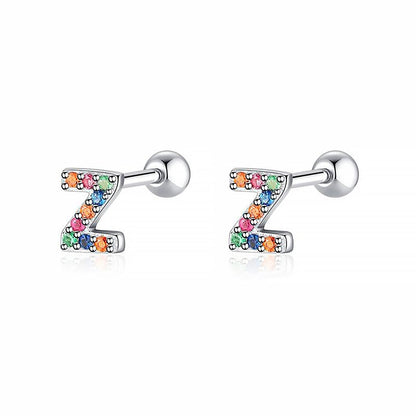 Pendientes Letritas Color