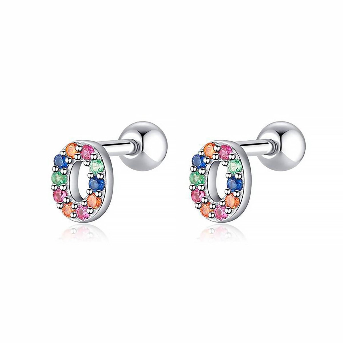 Pendientes Letritas Color