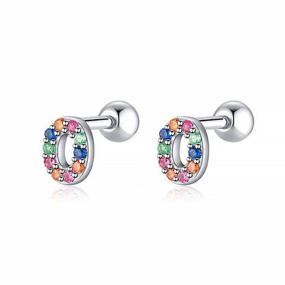 Pendientes Letritas Color
