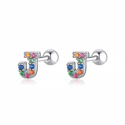 Pendientes Letritas Color