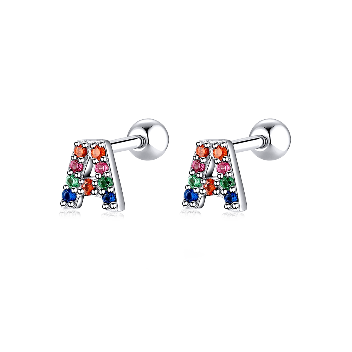 Pendientes Letritas Color