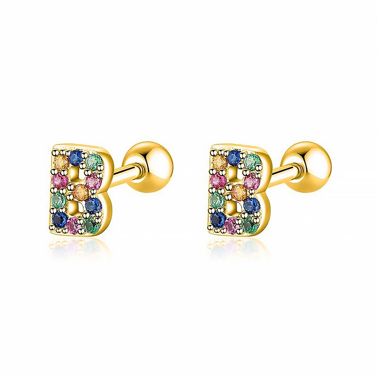 Pendientes Letritas Color