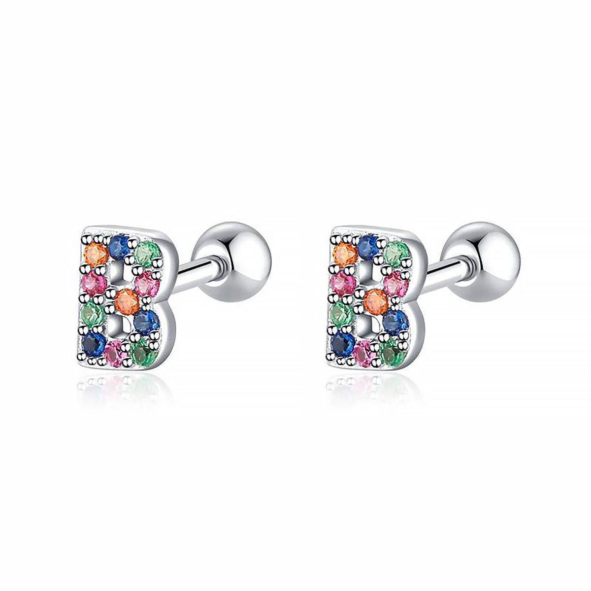 Pendientes Letritas Color