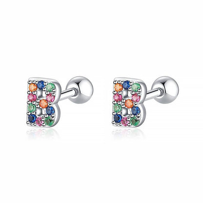 Pendientes Letritas Color
